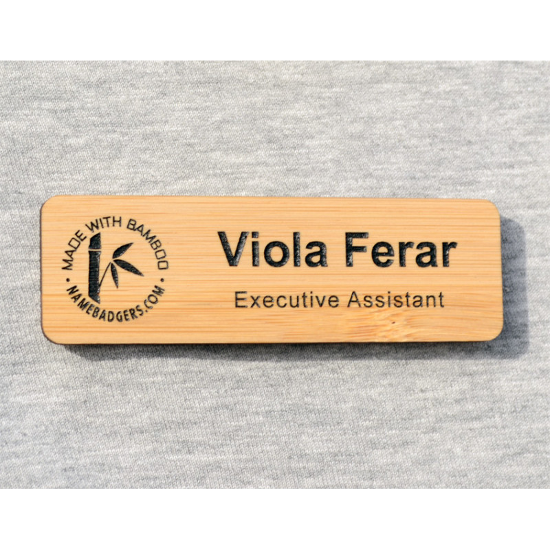 black paint fill name tag