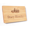 side view bamboo name badges