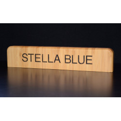 engraved bamboo desk name plate