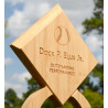 custom engraved eco-friendly awards made with bamboo