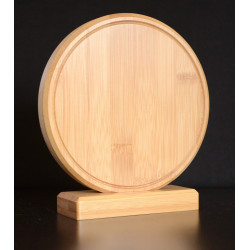 Bamboo Award beveled circle on base