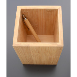 Bamboo desk organizer