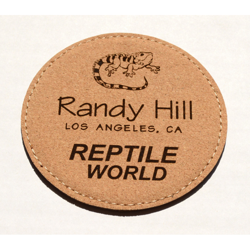 cork coaster with engraving