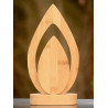 bamboo trophy inner flame design