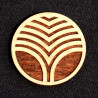 Maple and Cherry Core Lapel Pin