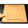 Back of sign with adjustable angle kickstand locations