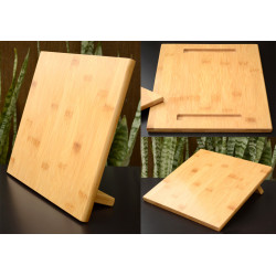 Adjustable angle kickstand for bamboo sign