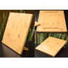 Adjustable angle kickstand for bamboo sign