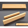 Standoffs plate and bamboo nameplate