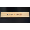 Black, natural and brown fill color options.