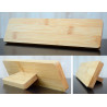 Large bamboo desk nameplate