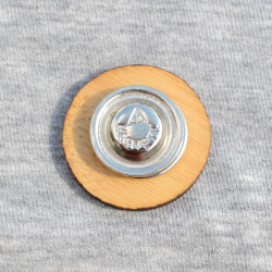 Single post magnetic lapel pin attachment