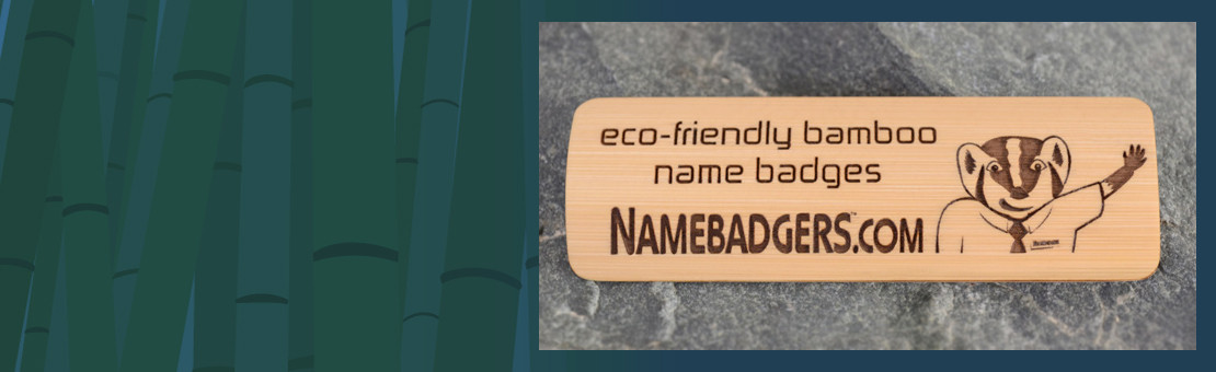 Bamboo name tags